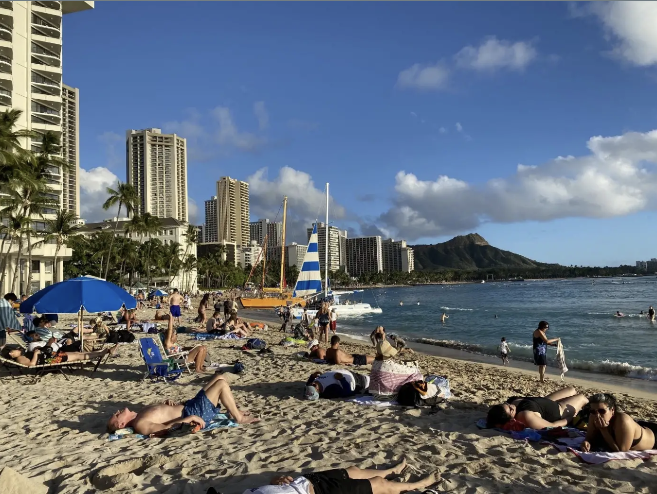 Waikik Beach in Hawaii