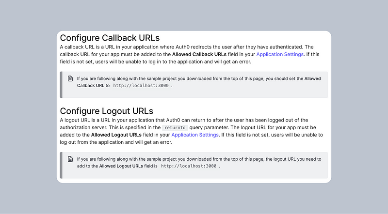 Entering URLs required navigating between the Quickstart and the dashboard.